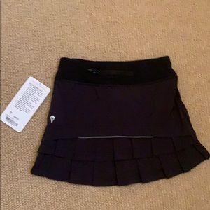 Ivivva black ruffled skirt NEW WITH TAGS!!